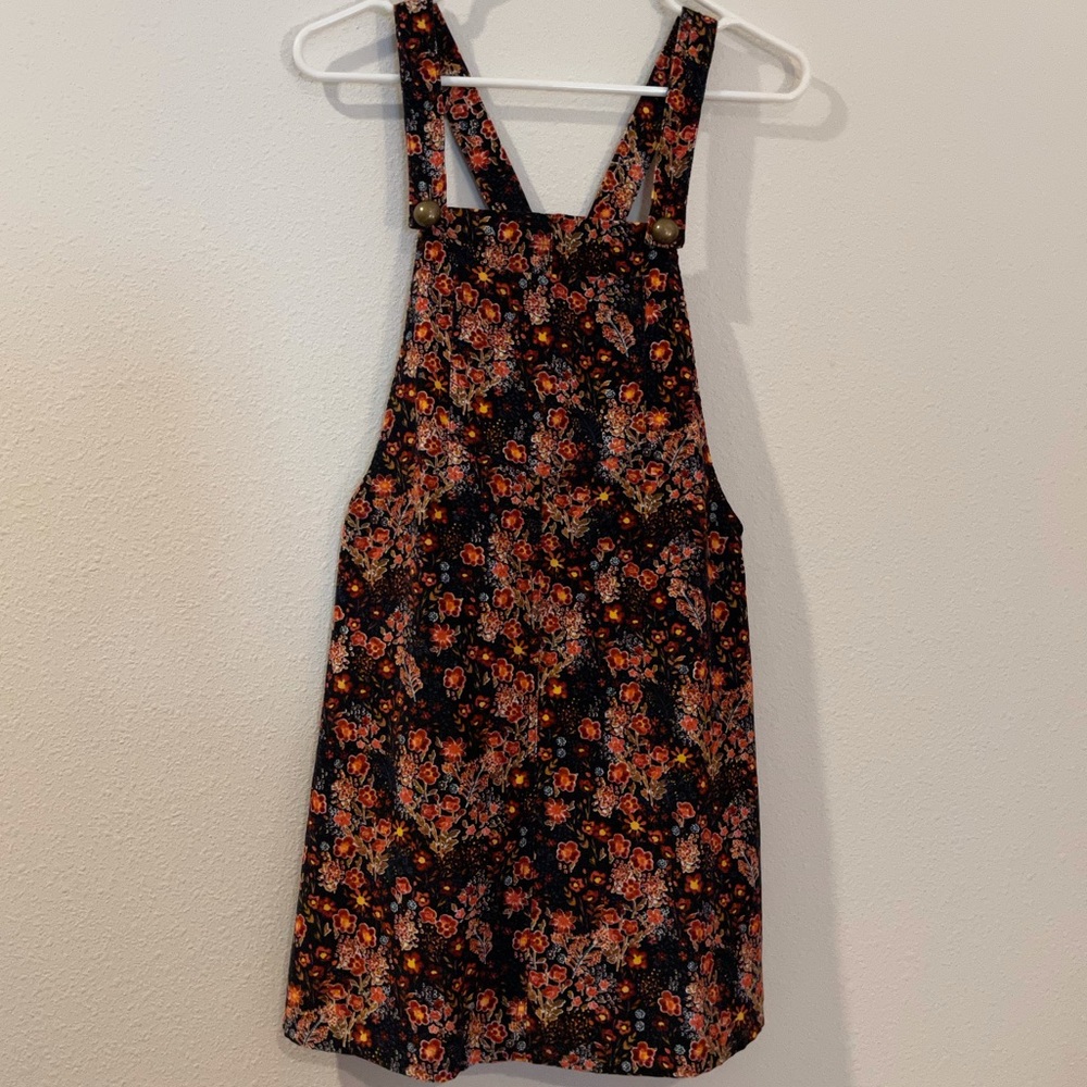 Floral overall dress